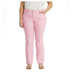 NWT Levi's Jeans‎ Size 24W Light Pink 414 Classic Straight Jeans with Stretch 🩷